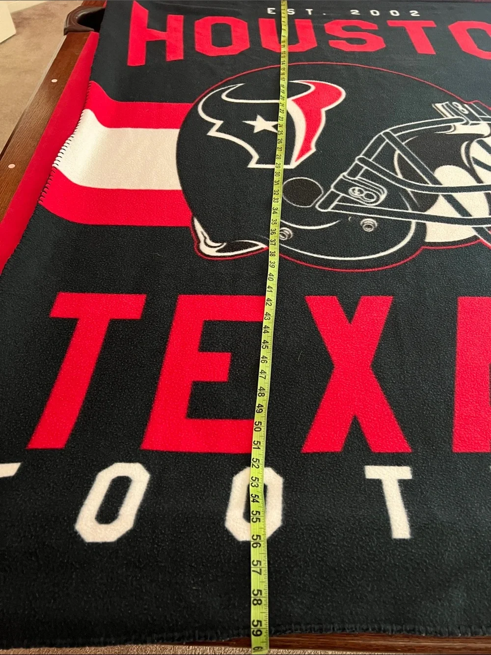 Houston Texans Blanket NFL Gifting Football Sports Fleece